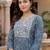 Women Ethnic Motifs Printed Regular Thread Work Pure Cotton Kurta with Trousers