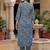 Women Ethnic Motifs Printed Regular Thread Work Pure Cotton Kurta with Trousers