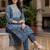 Women Ethnic Motifs Printed Regular Thread Work Pure Cotton Kurta with Trousers