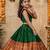 green narayanipattu skirt and top