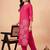Women Ethnic Motifs Printed Regular Thread Work Kurta with Trousers