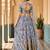 Digital Floral Print Faux Georget Multi Sequnce Work Lehenga Choli With Unstitched Blouse and Stitched Dupatta