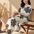 Women Floral Printed Regular Kurta with Trousers