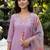 Women Floral Embroidered Regular Thread Work Kurta with Trousers & With Dupatta