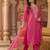 Women Ethnic Motifs Embroidered Regular Sequinned Liva Kurta with Trousers & With Dupatta