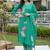 Women Floral Printed Regular Beads and Stones Kurta with Trousers & With Dupatta