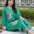 Women Floral Printed Regular Beads and Stones Kurta with Trousers & With Dupatta