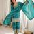 Women's Gorgeous Embroidery Work Vichitra Silk Fabric Straight Kurta Shalwar and Dupatta Set