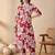Women Floral Printed Regular Pure Cotton Kurta with Trousers