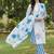Women Floral Printed Regular Mirror Work Pure Cotton Kurta with Trousers & With Dupatta