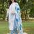 Women Floral Printed Regular Mirror Work Pure Cotton Kurta with Trousers & With Dupatta