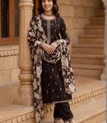 Women Ethnic Motifs Embroidered Regular Kurta with Palazzos & With Dupatta