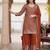 Women Ethnic Motifs Embroidered Regular Sequinned Kurta with Palazzos & With Dupatta