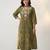 Women Bandhani Embroidered Regular Thread Work Kurta with Trousers