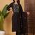 Women Floral Embroidered Regular Thread Work Kurta with Trousers & With Dupatta