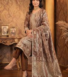 Women Floral Regular Kurta with Trousers & With Dupatta
