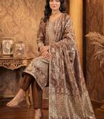Women Floral Regular Kurta with Trousers & With Dupatta