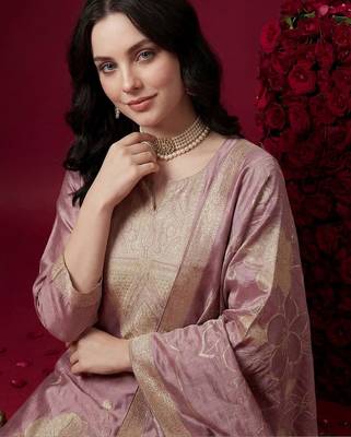 Women Ethnic Motifs Regular Kurta with Trousers & With Dupatta 2