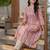 Women Printed Regular Beads and Stones Pure Cotton Kurta with Trousers