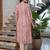 Women Printed Regular Beads and Stones Pure Cotton Kurta with Trousers