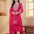 Women Ethnic Motifs Embroidered Regular Sequinned Kurta with Trousers & With Dupatta