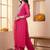 Women Ethnic Motifs Embroidered Regular Sequinned Kurta with Trousers & With Dupatta