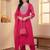 Women Ethnic Motifs Embroidered Regular Sequinned Kurta with Trousers & With Dupatta