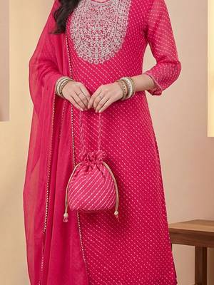 Women Ethnic Motifs Embroidered Regular Sequinned Kurta with Trousers & With Dupatta 2