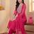 Women Ethnic Motifs Embroidered Regular Sequinned Kurta with Trousers & With Dupatta