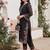 Women Floral Embroidered Regular Mirror Work Kurta with Trousers & With Dupatta