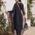 Women Floral Embroidered Regular Mirror Work Kurta with Trousers & With Dupatta
