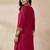 Women Ethnic Motifs Embroidered Regular Sequinned Kurta with Trousers