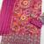 Orchid floral print chinon kurta palazzo set with dupatta