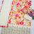 Off white floral print chinon kurta palazzo set with dupatta