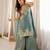 Embroidered Fendy Silk Straight Kurta Sharara and Dupatta Set