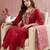Women's Beautiful Embroidery Work Mul Chanderi Fabric Straight Kurta Pant and Dupatta Set
