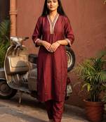 Women Regular Kurta with Trousers
