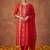 Women Ethnic Motifs Embroidered Regular Sequinned Kurta with Trousers & With Dupatta