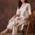 Women Paisley Printed Regular Thread Work Pure Cotton Kurta with Palazzos