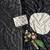 Black Color Printed And  Real Mirror  Work Silk Blend Saree