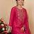 Women Floral Embroidered Regular Thread Work Kurta with Trousers & With Dupatta