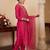 Women Floral Embroidered Regular Thread Work Kurta with Trousers & With Dupatta