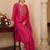 Women Floral Embroidered Regular Thread Work Kurta with Trousers & With Dupatta