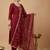 Women Ethnic Motifs Embroidered Regular Sequinned Kurta with Trousers & With Dupatta