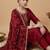 Women Ethnic Motifs Embroidered Regular Sequinned Kurta with Trousers & With Dupatta