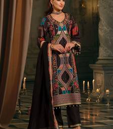 Women Ethnic Motifs Printed Regular Mirror Work Kurta with Palazzos & With Dupatta