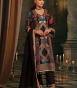 Women Ethnic Motifs Printed Regular Mirror Work Kurta with Palazzos & With Dupatta