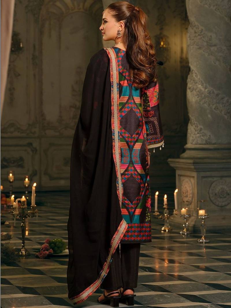 Women Ethnic Motifs Printed Regular Mirror Work Kurta with Palazzos & With Dupatta