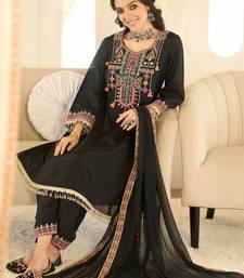 Women Ethnic Motifs Embroidered Regular Beads and Stones Kurta with Salwar & With Dupatta