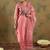 Women Floral Embroidered Regular Thread Work Chanderi Silk Kurta with Trousers & With Dupatta